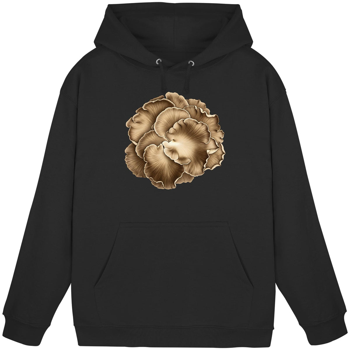 Kastanienseitling – Hoodie für Männer und Frauen – Schwarz