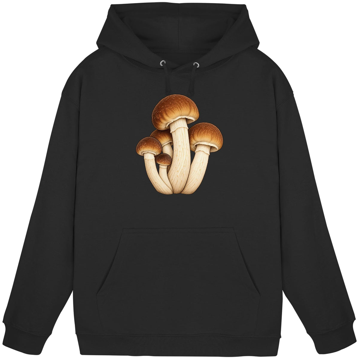 Pioppino – Hoodie für Männer und Frauen – Schwarz