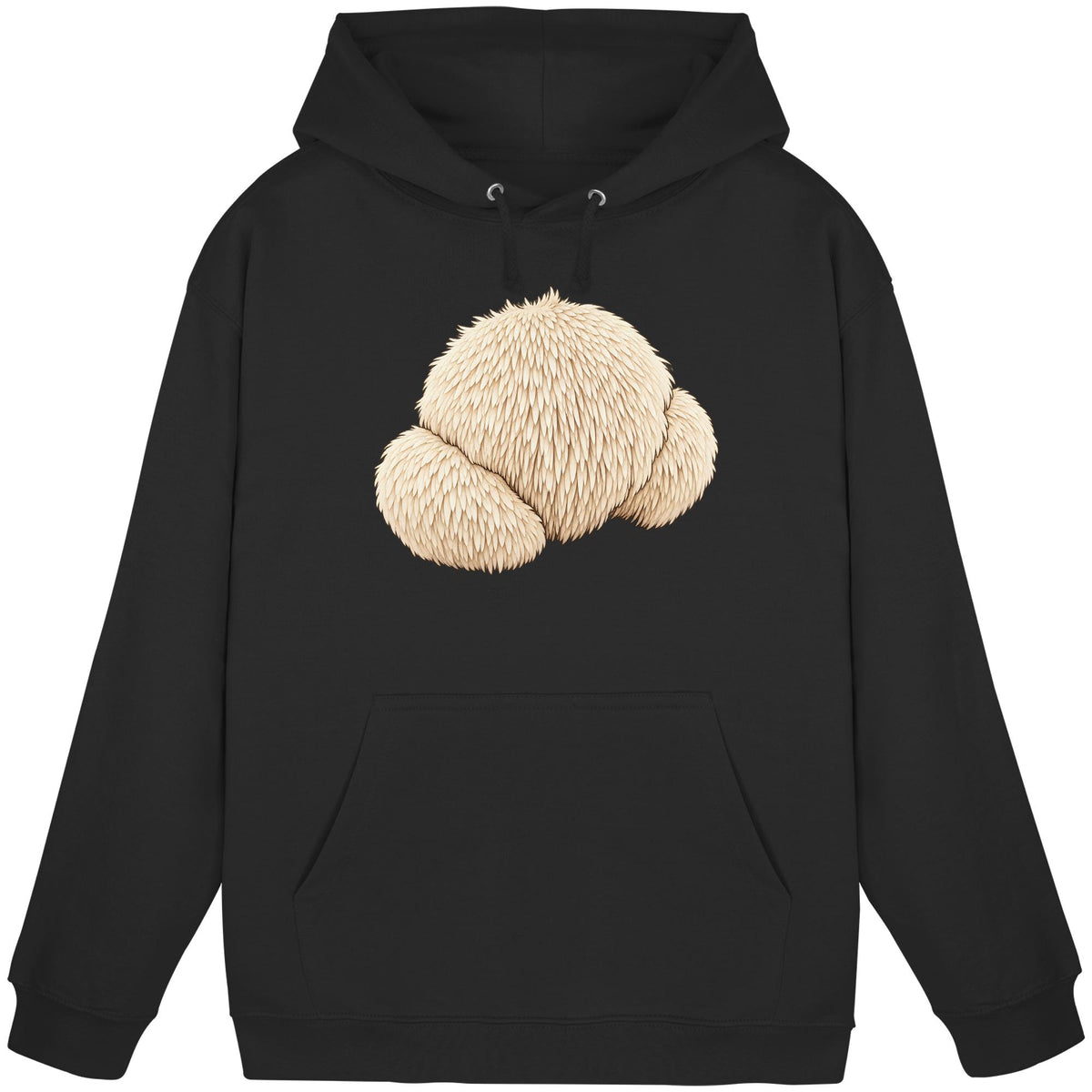 Igelstachelbart – Hoodie für Männer und Frauen – Schwarz