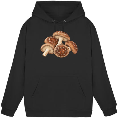 Shiitake – Hoodie für Männer und Frauen – Schwarz