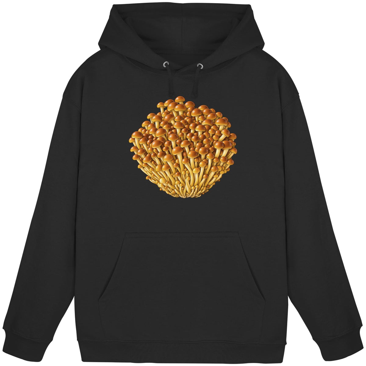 Golden Enoki – Hoodie für Männer und Frauen – Schwarz
