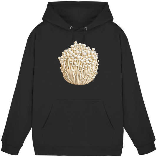 Enoki – Hoodie für Männer und Frauen – Schwarz