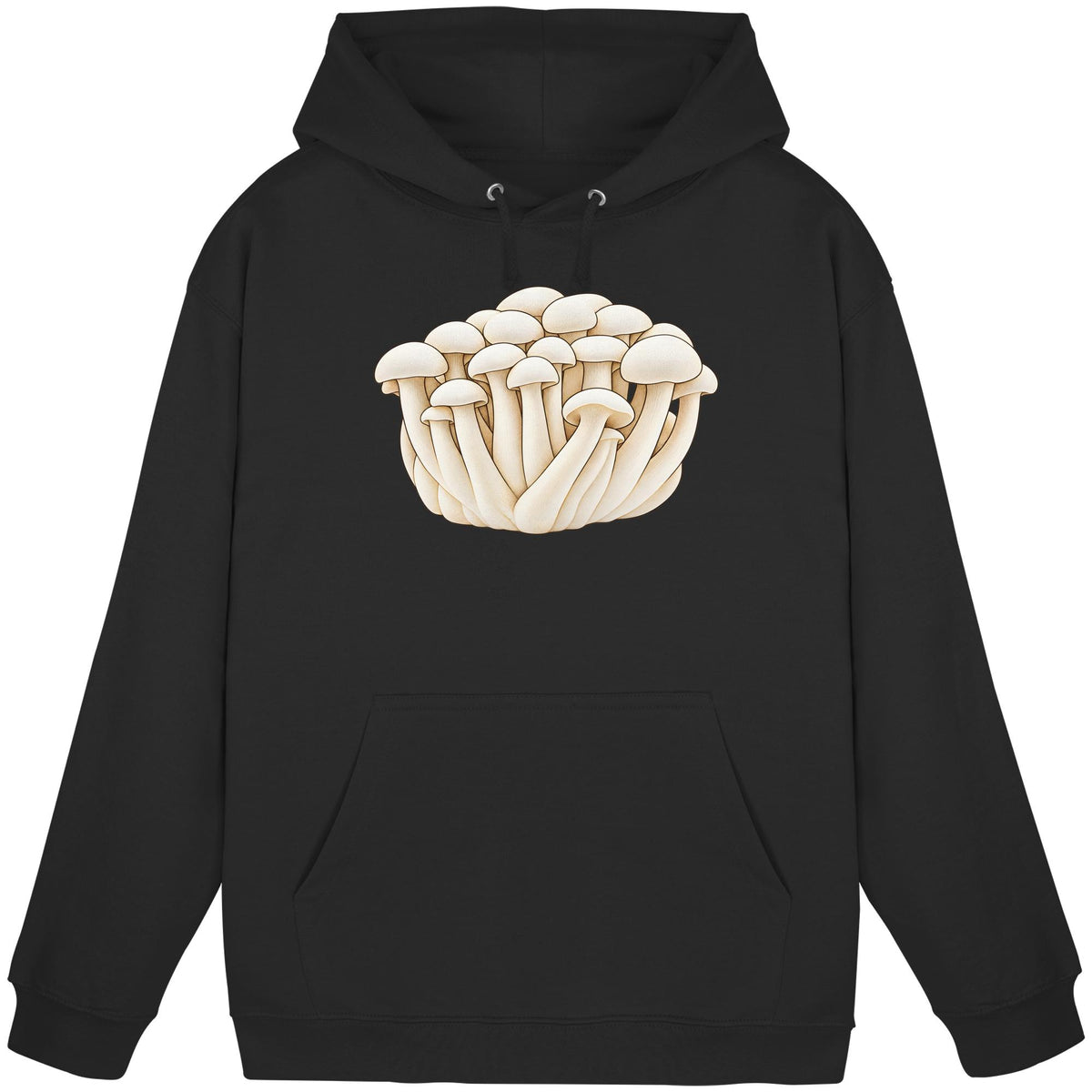 Weißer Shimeji – Hoodie für Männer und Frauen – Schwarz