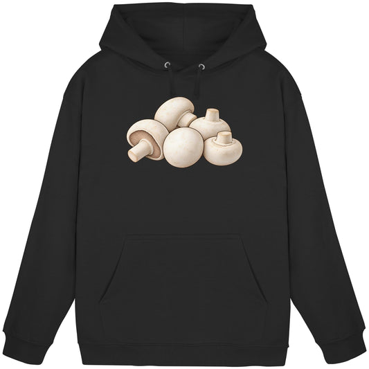 Champignon – Hoodie für Männer und Frauen – Schwarz