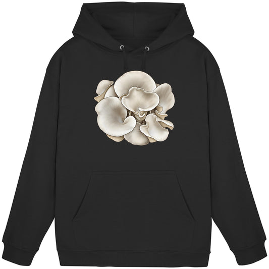 Wilder Lungenseitling – Hoodie für Männer und Frauen – Schwarz