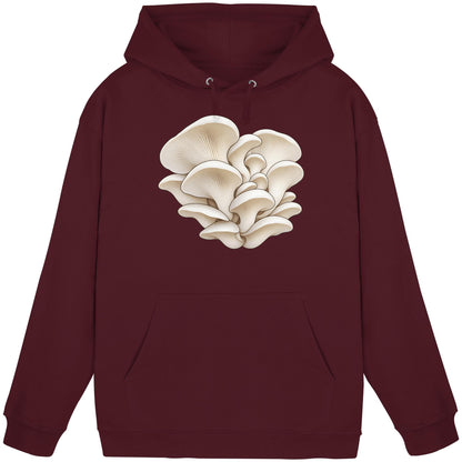 White Pearl Oyster Hoodie – Bordeaux – Produktansicht
